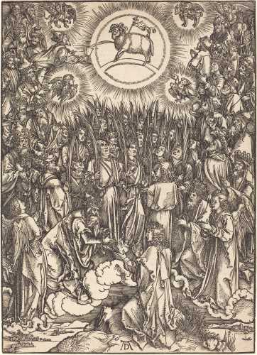 DÃÂÃÂÃÂÃÂ¼rer, Albrecht, German, 1471 - 1528, The Adoration of the Lamb, probably c. 1496/1498, National Gallery of Art