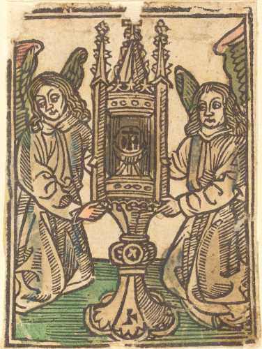 A Monstrance Held by Two Angels, 1495/1500, National Gallery of Art