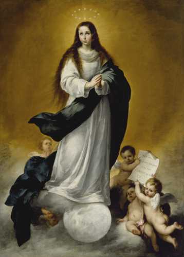 The Virgin of the Immaculate Conception, • Workshop of Bartolomé Estebán Murillo (Spanish, 1618-1682)(Workshop), The Walters Art Museum