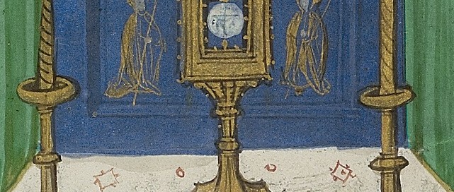 The Eucharist in a Monstrance