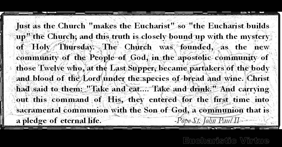 Eucharist Quote